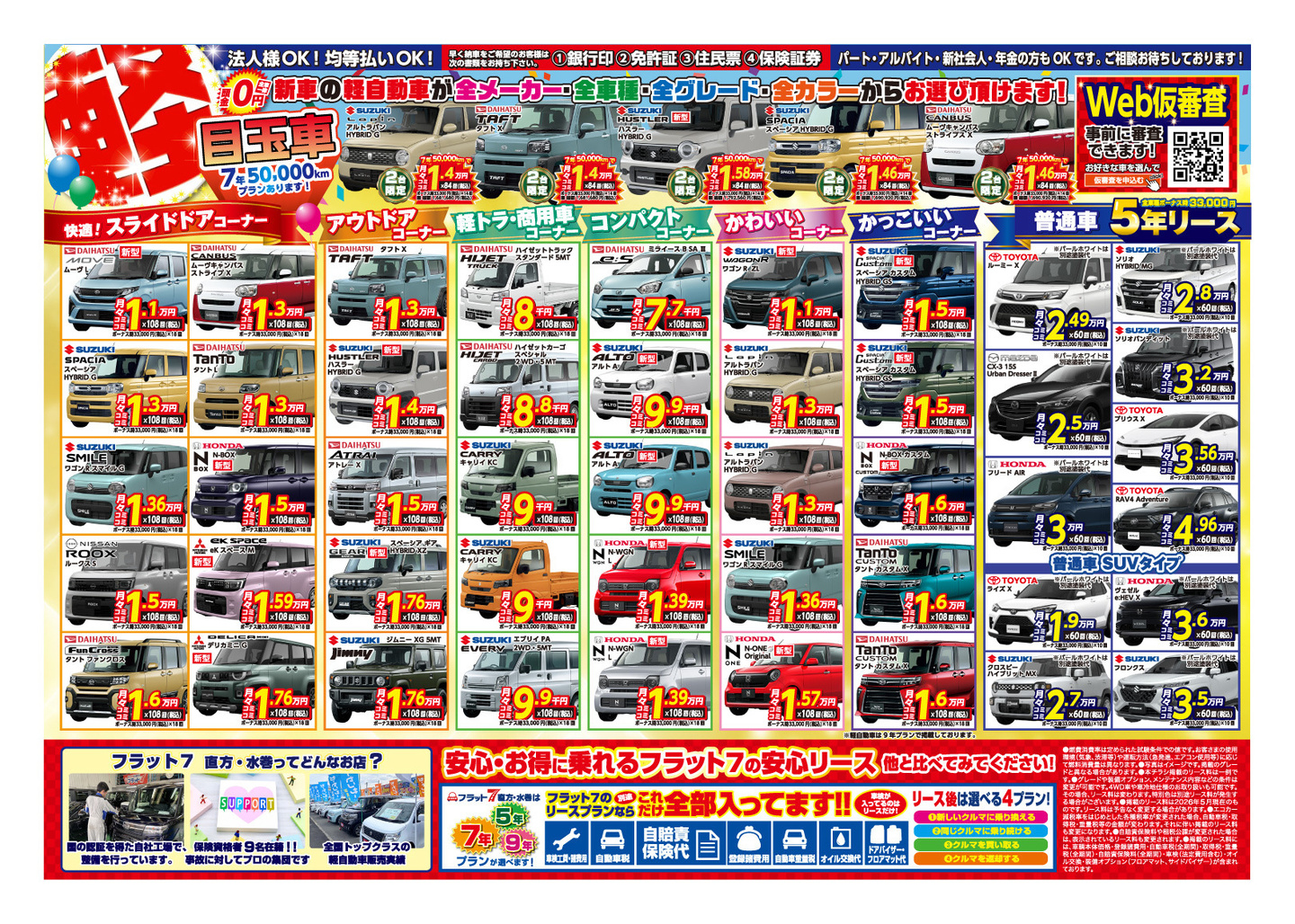 フラット7直方
